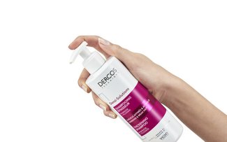 shampoo dercos para cabello delgado y frágil